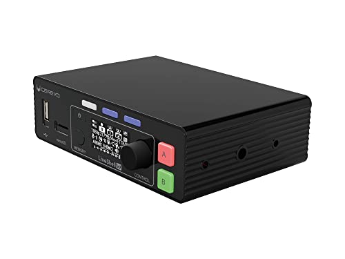 LiveShell W Dual HDMI Live Streaming Encoder & Switcher: 1080p60, Built-in Audio Mixer, Video Effects, LAN/Wi-Fi, Multi-Platform Streaming