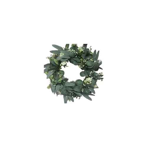 Couronne de décoration de porte de Noël pour habiller une entrée extérieure vide