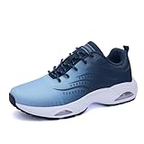 Quseek Running Shoes for Men Tennis Athletic Gym Walking Sneakers Comfortable Sports Non Slip Workout Jogging Man Shoe Darkblue, Size 12