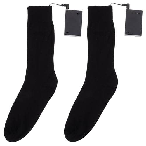 SUPVOX Calcetines Calefactores Eléctricos Algodón Doble Capa Calentadores de Pies sin Batería Elásticos para Hombre y Mujer para Invierno Uso Exteriores Interiores