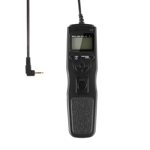 Hersmay Déclencheur à distance LCD pour appareil photo Canon EOS M6 M5 R8 RP R7 R10 R R6 R6 Mark II, 1300D 850D 800D 760D 750D 700D 650D 600D 550D 250D 200D
