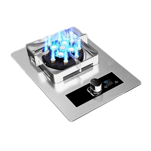 43cmガスストーブ、8.5KWキッチンカウンタートップストーブ、ガス/LPガス変換ストーブ、鋳鉄ポットラック、フレームアウト保護付き、家庭用キッチン用(NG)