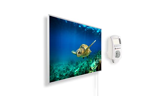 Könighaus Chauffage Infrarouge 300W avec Photo et Thermostat Connecté