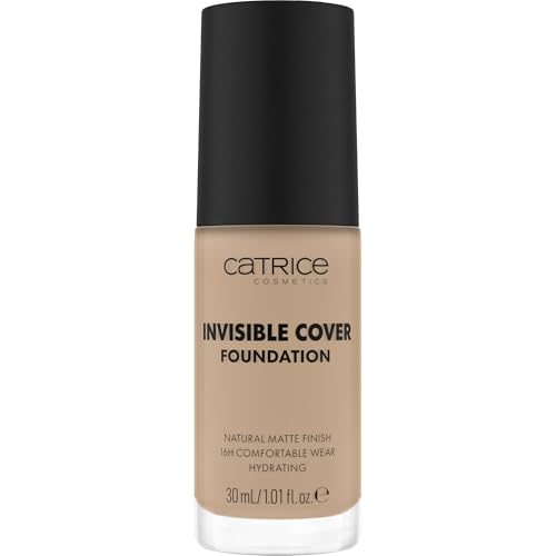 Catrice Cosmetics Base Invisible Cover, hidratar/humectar, de larga duración, matificante, natural, mate, 30 ml