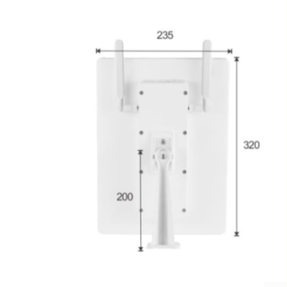 Ripetitore solare esterno Wifi con 20000mah incorporato per batteria 15w Pannello Ip66 resistente alle intemperie Design ad alto guadagno antenne per giardino garage per hotel biblioteca uso fabbrica