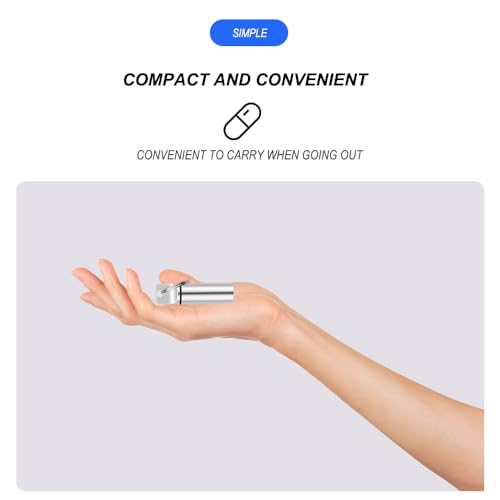 Pillendoosje Sleutelhanger, Kleine Pillendoos Sleutelhanger, Draagbare Mini-pillendoos, Aluminiumlegering Pillendoos, Waterdichte Kleine Tablettenbox - Afbeelding 5