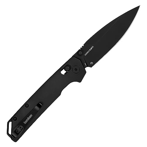 Image of Kershaw Iridium Reverse Tanto Folding Pocket Knife, Sleek 3.4 inch D2 Steel Blade, DuraLock Locking Mechanism, Aluminum Handle, Designed in the USA