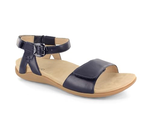 Strive Breeze Damen Komfort-Sandalen mit verstellbaren Riemen, denim, 41 EU