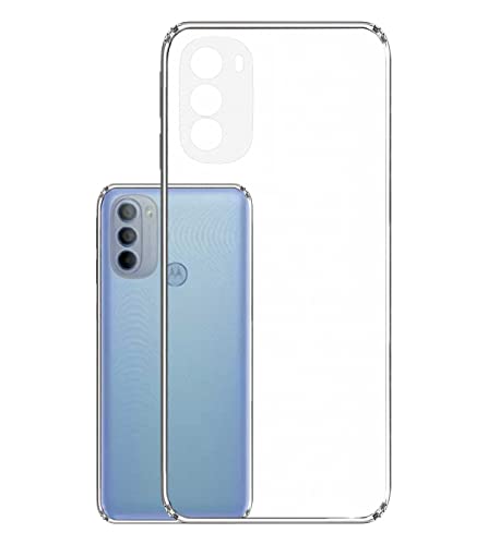 Image of Soft Flexible Silicone Back Cover Compatible with (Motorola Moto G31, Transparent Case)