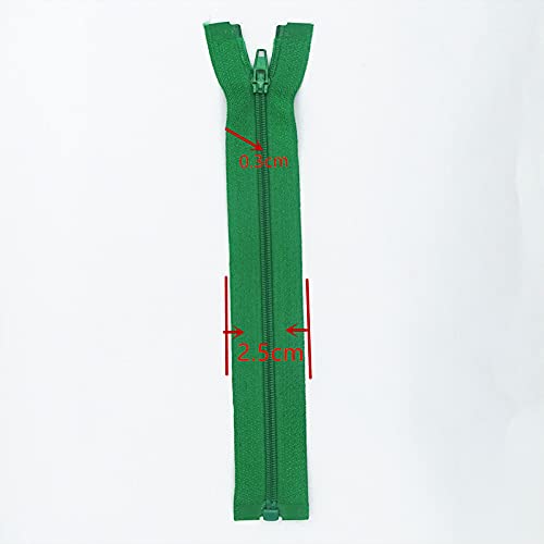 20Cm-60Cm 3# Apertura Nylon Cremalleras Cola Resina Adecuada para Ropa 100Uds-Rojo Rosa,100Uds,35cm