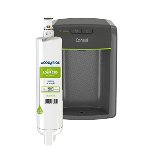 Refil Filtro De Água Acqua Cs10 3431 1005-0056 (Compatível Consul), Acquabios, Refil Filtro Purifica