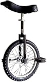 ZIJINGM Unicycle, Fitness Stage Performance, 18 inch Wheel Unicycle, Suitable for Adults, Teenagers