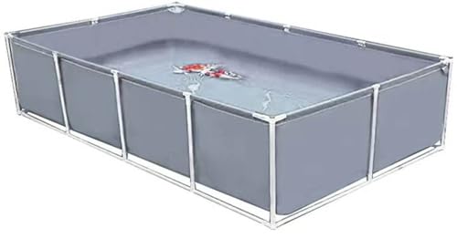 Cadre en acier pour bassin temporaire en PVC de 2m de long avec vanne intégrée