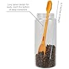 EIKS 2 Pack Plastic Measuring Spoon with Double Sided 1 Tsp (5ml) & 1 Tbsp (15ml) for Serving Coffee Tea Spice Ingredients Cooking Baking