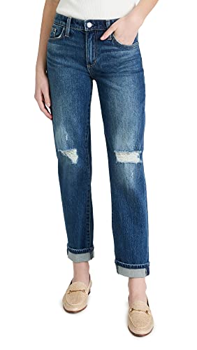 Joe's Jeans The Niki Cuffed with Back Arc Burden Destruct 25 28