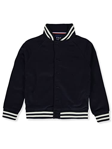 French Toast Boys' Varsity Jacket - navy, 8