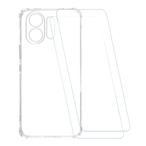 ESACMOT �v�����g�P�[�X + 2�������K���X�t�B���� OPPO K13 Turbo Pro 5G �Ƃ̌݊�������, �Ռ��z���\�t�g�J�o�[ HD�N���A (�N���A)