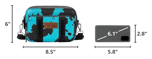 Image of Wrangler Crossbody Bag for Women Western Cowgirl Crossbody Purses with Guitar Strap