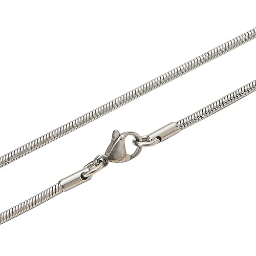 Collier en acier inoxydable style serpent hip pop élégant masculin