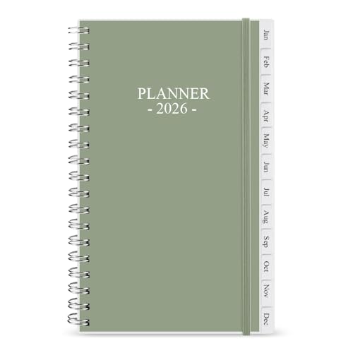 2026 Pocket Planner/Calendar - January 2026 - December 2026, A6 Weekly & Monthly Organizer Notebook...
