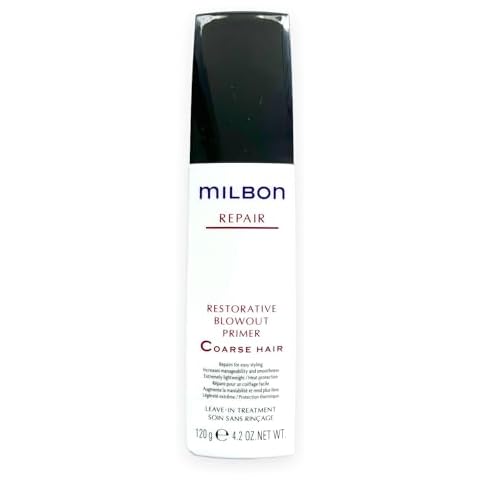Milbon Repair Restorative Blowout Primer Coarse Hair 4.2 oz Cover