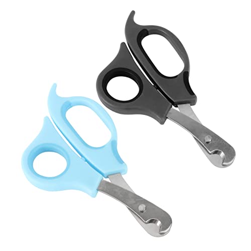 Parliky Stainless Steel Cat Nail Clipper Pet Grooming Scissor Kitten Nail Trimmer Easy to Use Tool