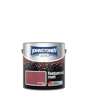 Johnstone's Feature Wall Matt Emulsion Paint - Dusky Berry 2.5L