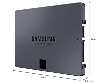 Samsung 870 QVO SATA III 2,5 Zoll SSD, 2 TB, 560 MB/s Lesen, 530 MB/s Schreiben, Interne SSD, schnelle Festplatte als Ersatz für HDD, MZ-77Q2T0BW – Ansicht 9