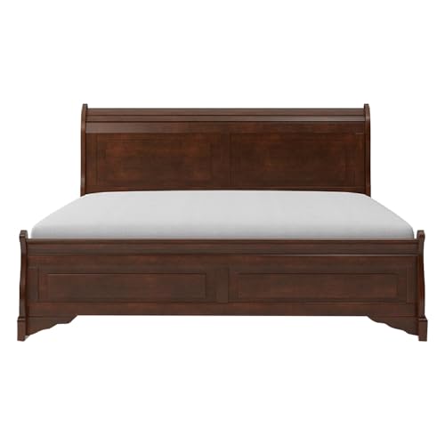Image of Royaloak Texas American Wooden King Size Bed Without Storage | Solid Wood | Strong Bed Base | Durable and Long Lasting | Rubber Wood | Modern Design | Wooden Bed King Size | Bed King Size | King Bed