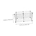 Abaodam 1Set Detachable Dog Isolation Fence Mesh Pet Enclosure and Dog Protection Net for Indoor Outdoor Use Black for Play and Rest