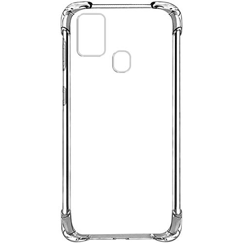 Image of COVERBLACK Rubber Silicone Back Cover for Oppo A53 - Transparent