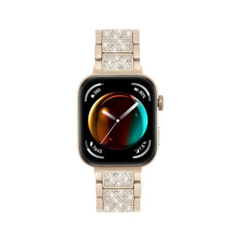 Pulsera metal mujer para Huawei Watch Fit 5 y Fit 3 elegante correa de acero inoxidable 4