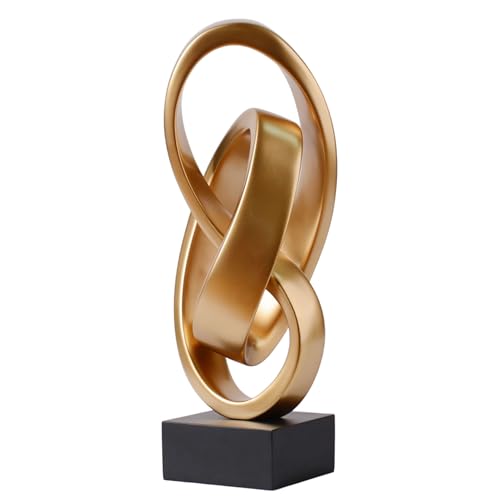 Haucoze Moderna Figura Decorativa Abstracta Escultura Regalo Salon Estatua Interior Arte Resina Decoración Del Hogar 43cm Haucoze Moderna Figura Decorativa Abstracta Escultura Regalo Salon Estatua Interior Arte Resina Decoración Del Hogar 43cm