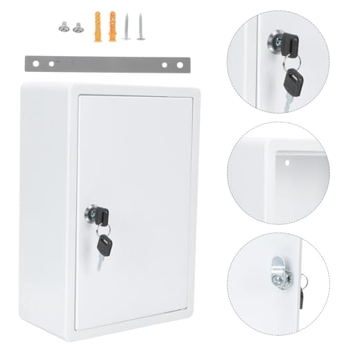 Boîte à lait sécurisée beige suspendue avec serrure robuste - 8