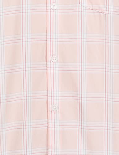 Image of Park Avenue Men's Pure Cotton Stripe Pattern Slim Fit Cut Away Collar Full Sleeve Casual Shirt