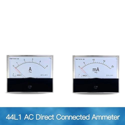 Ampèremètre CA 44L1-A de 1A pour tableau électrique analogique de 80x100mm