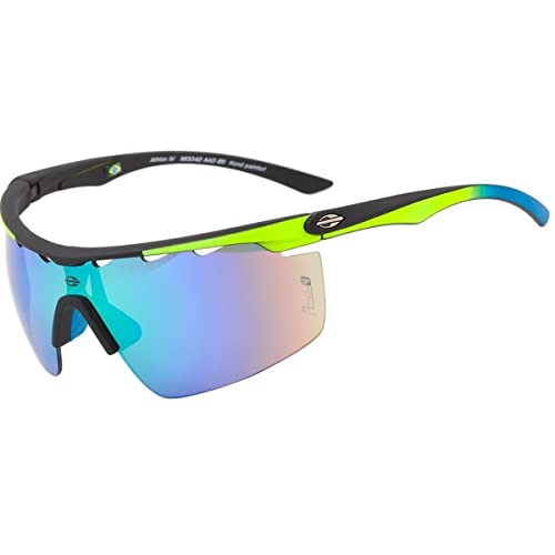 Óculos de Sol Mormaii Athlon 4 Preto Emborrachado - Unissex - Amarelo - UNICO