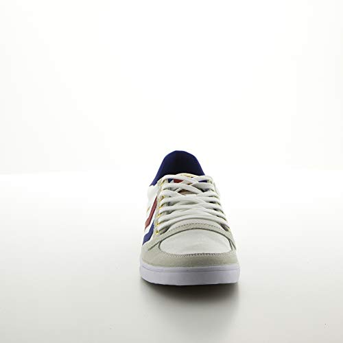 hummel Slimmer Stadil Low, White/Blue/RED/Gum, 44 – Bild 3