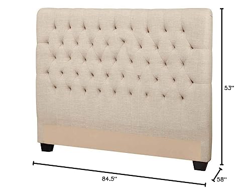 Coaster Home Furnishings 300007F Upholstered Bed, Oatmeal #TOP2