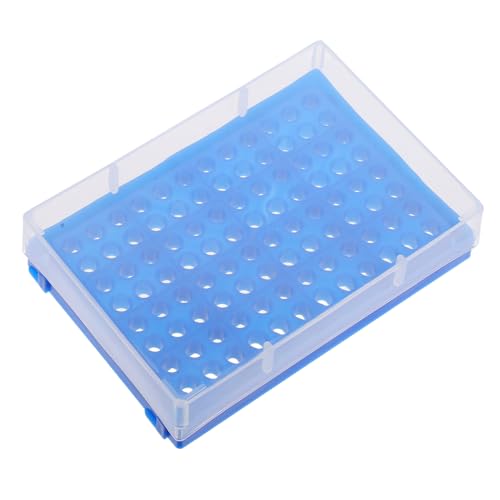HOLIDYOYO 5-Piece Test Tube Rack for 0.2ml Tubes Polypropylene Lab Equipment Rack for Chemistry