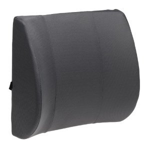 Unique Imports (Gray) Lumbar Cushion Pillow Orthopedic Wedge Synthethic Leather