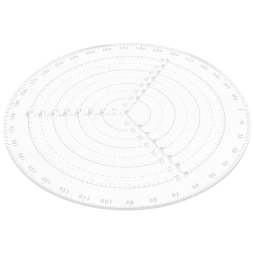 Outil de création de cercles en plastique règle de centrage menuiserie - 8