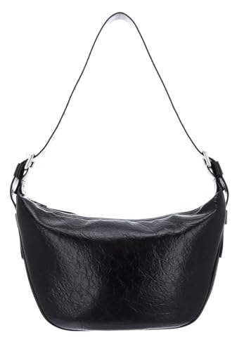 Sac hobo Seidenfelt Manufaktur Liinaja noir vernis grand format