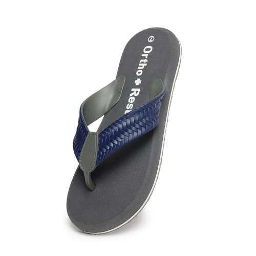 Image of Ortho + Rest Men's Orthopedic Dr. Slippers, Soft Cushioned Flip Flops