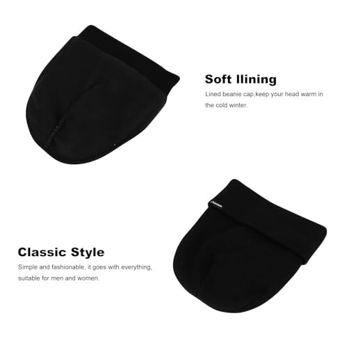 Wmcaps Knit Beanie for Men, Unisex Classic Winter Hats, Fleece Lined Cuffed Mens Beanie and Women, Workwear Thermal Woolly Hat, Birthdays for Her or Him, Cool Stuff