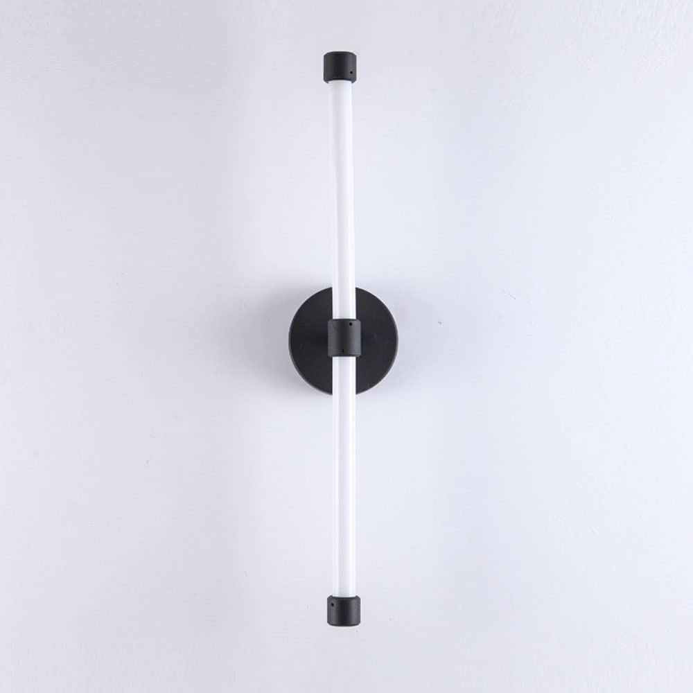 XANAYXWJ Liniowy kinkiet ścienny, oprawa oświetleniowa 60 cm w łazience, salon Oświetlenie nocne sypialni w pomieszczeniu, 10 W Led w korytarzu, korytarzu, długim pasku, zagłówkiem, złotym (czarnym)