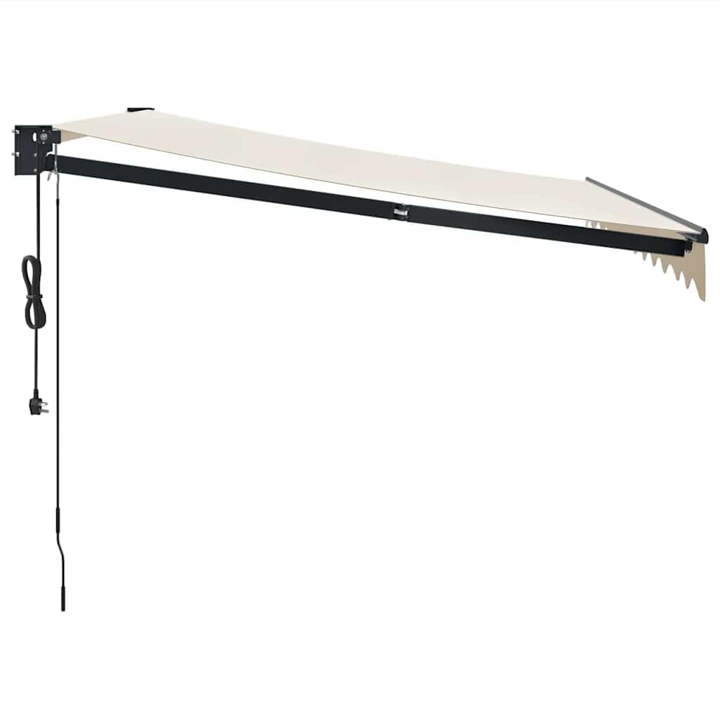 vidaXL Tenda Sole Automatica Retrattile Crema 3x2,5 m