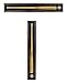 Baseball Bat Display Case Rack Cabinet Holder w/ UV Protection, Lock, Veritical or Horizontal Wall Mount (Mahogany Finish)