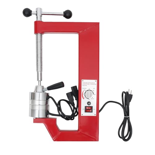 MUSESPANI 110V Tire Repair Kit w/6 Moulds, Tire Auto Repair Machine with 0.39 * 3.15in Vulcanizing Area, Car Truck Vulcanizing Machine Repair, DIY Tire Repair for Repairs Tread, Shoulder and Sidewall