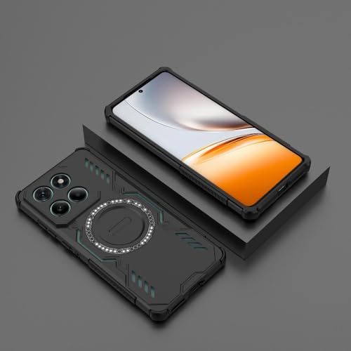 Image of Back Cover Case for Motorola Moto Edge 60 5G | 360 Protection Mobile Phone Case Mag-Safe | Motorola Edge 60 Back Cover | Moto Edge 60 Back Cover 5+G - Black TPU+PC